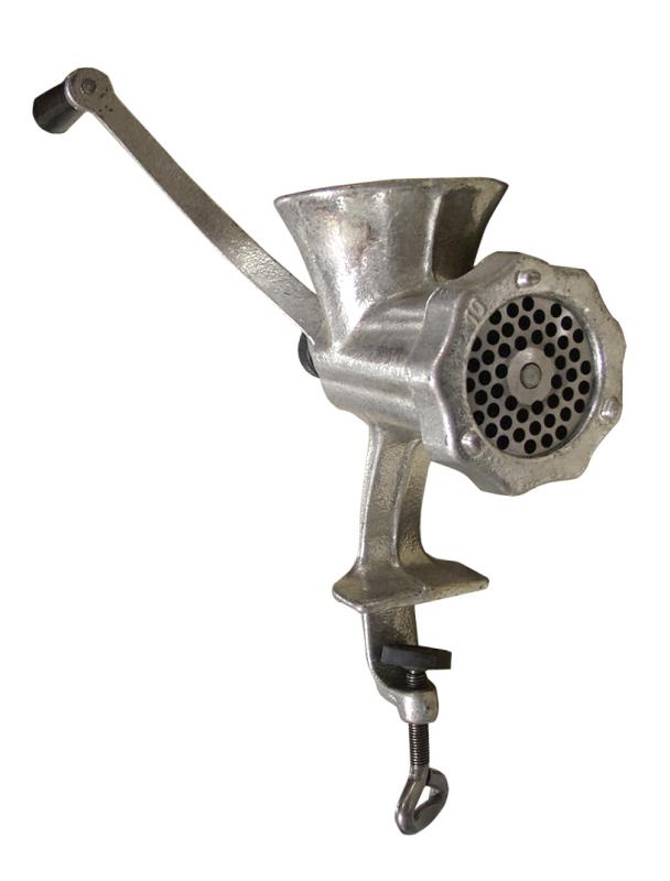 #10 Cast Iron, Clamp Style Manual Hand Grinder 1 #10 Cast Iron, Clamp Style Manual Hand Grinder